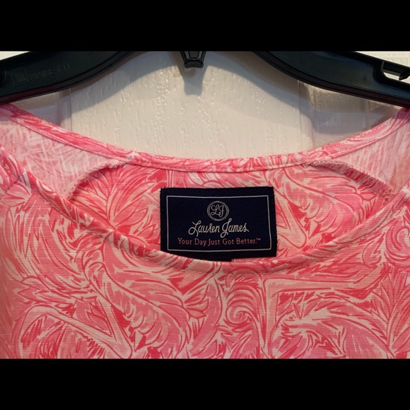 Lauren James pink pattern dress - Picture 3 of 3